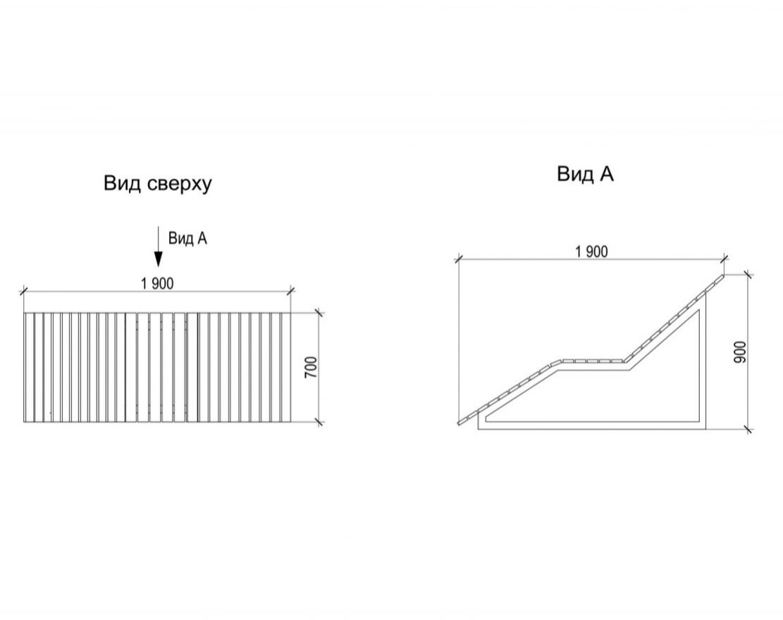 Шезлонг 3 - вид 2